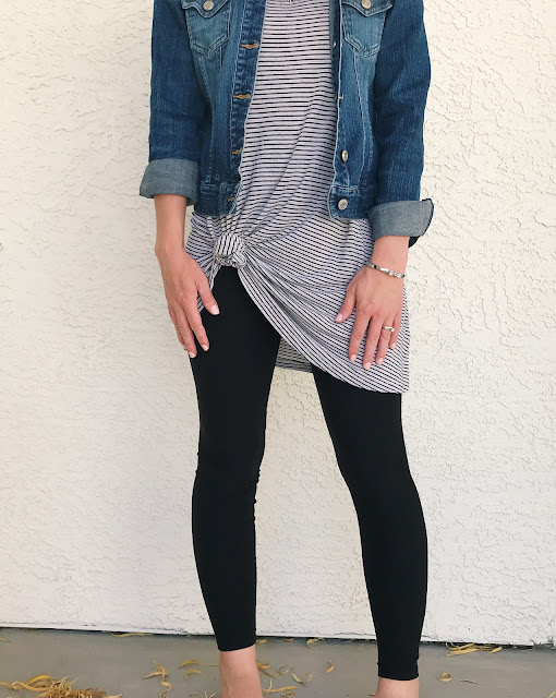 Black solid leggings from Simple Addiction