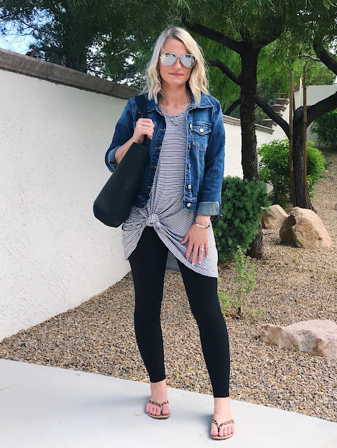 Black solid leggings from Simple Addiction