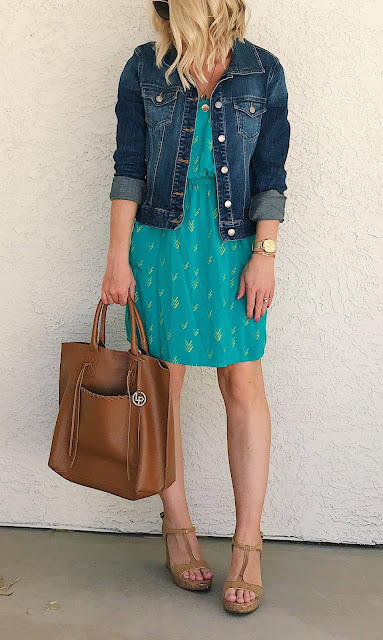 Thrifted green summer dress