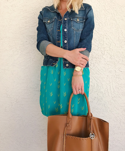 Thrifted green summer dress