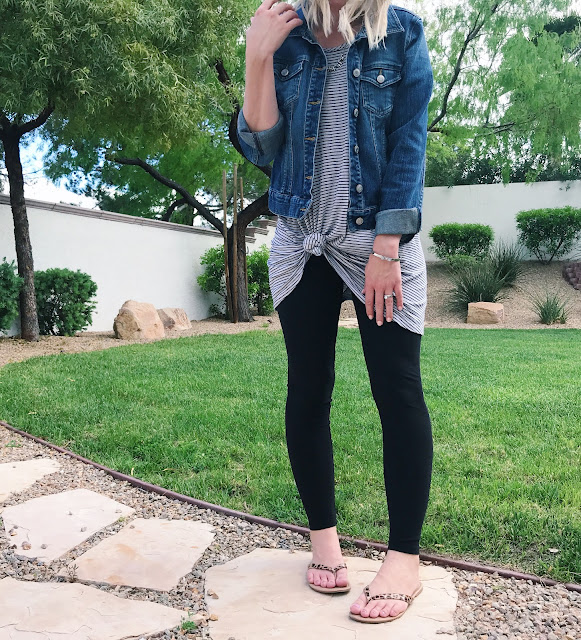Black solid leggings from Simple Addiction
