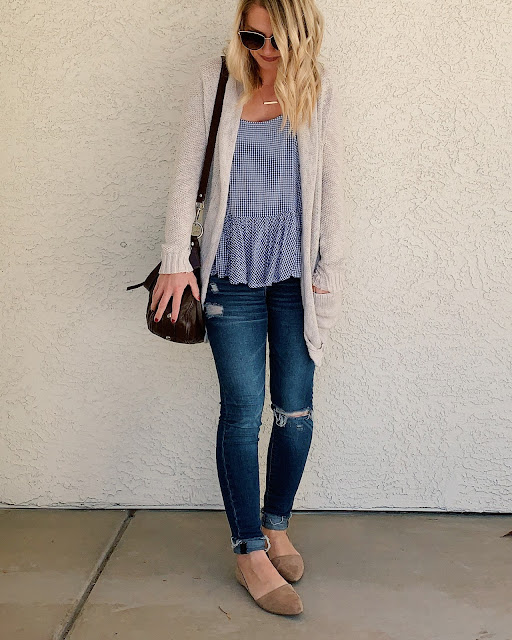 Peplum top