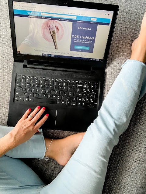 Earning money by shopping online for back-to-school clothes