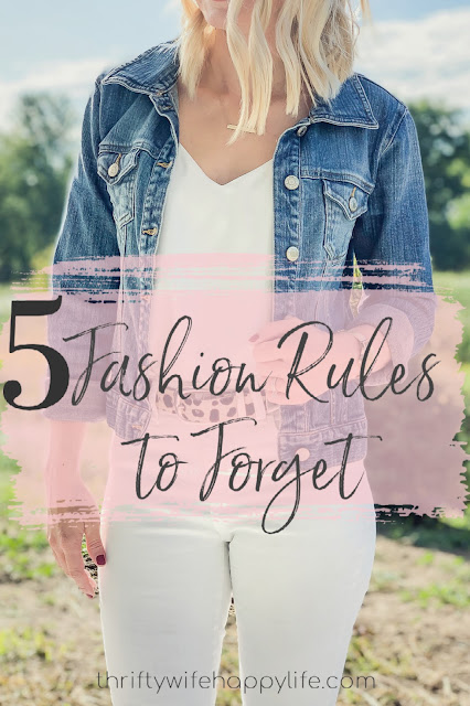 5 Fashion Rules to Forget 5 Fashion Rules to Forget