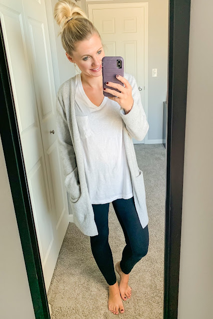 Cozy cardigan outfit