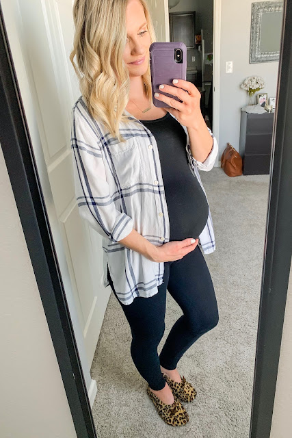 Cute comfy outfit to wear when you're pregnant
