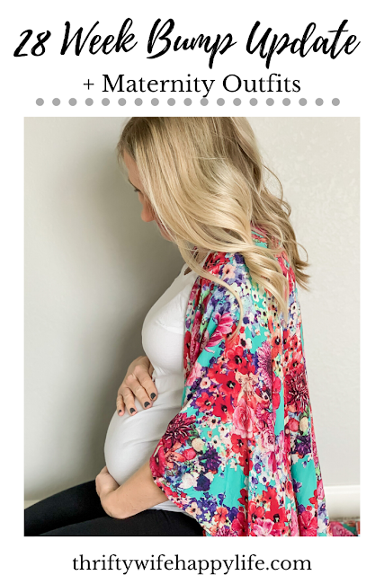 28 week bump update + maternity outfits