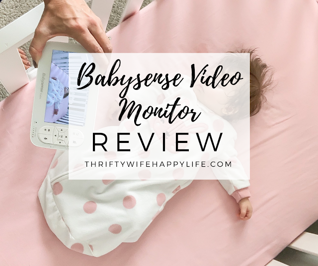 Babysense video monitor review #babymonitor #babyvideomonitor