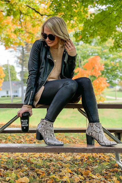 snakeskin booties #snakeskinbooties