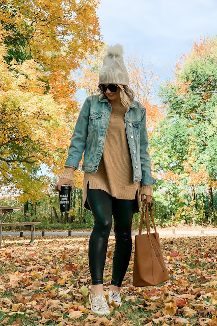 Faux leather leggings #fauxleather #leggings