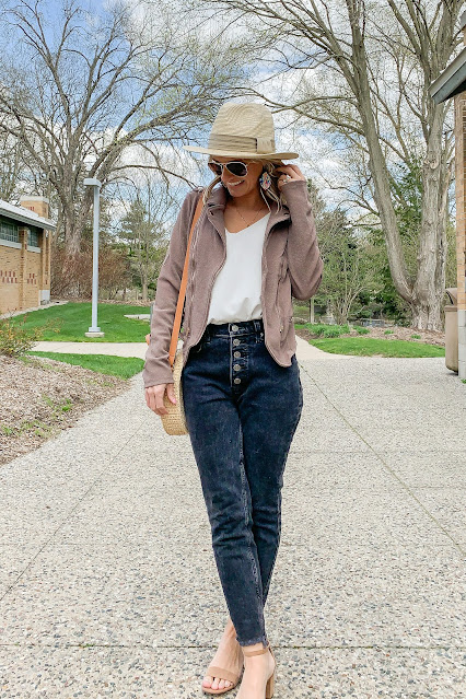 How to Style a Spring Moto Jacket