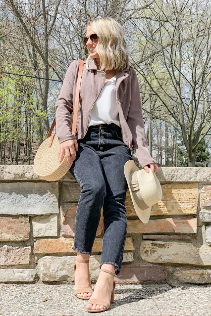 How to Style a Spring Moto Jacket