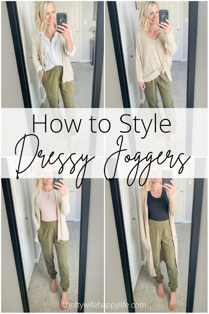 How to Style Dressy Joggers