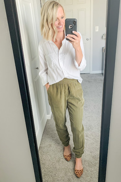 How to Style Dressy Joggers
