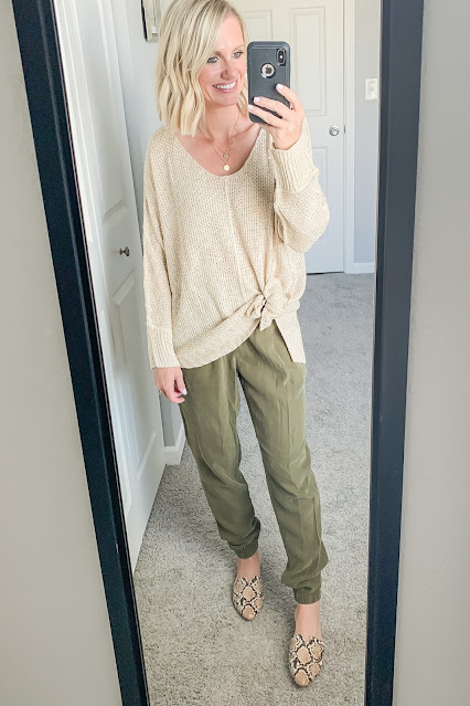 How to Style Dressy Joggers