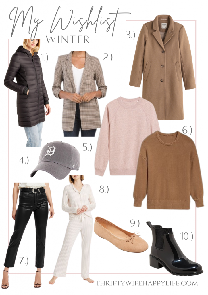 Winter wardrobe wishlist