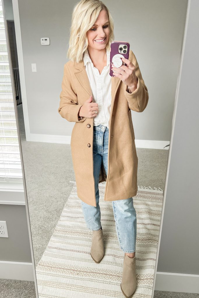 Wool dad coat