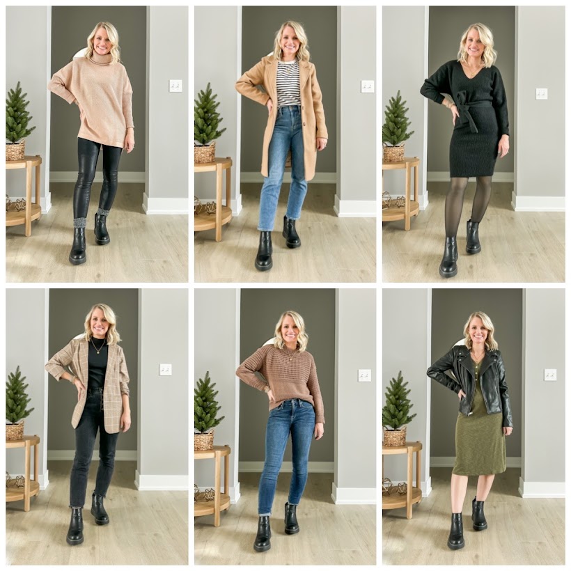 6 winter outfits with chelsea boots