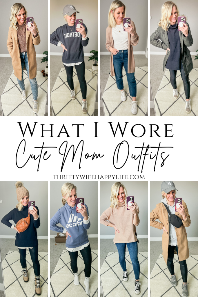 What I wore as a SAHM. Cute SAHM outfits to copy!