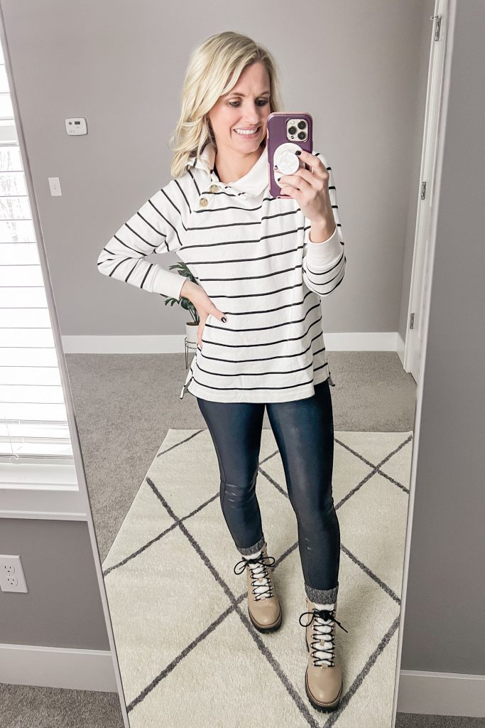 Striped sweatshirt