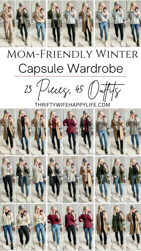 Mom-Friendly Winter Capsule Wardrobe for Winter 2023/2024