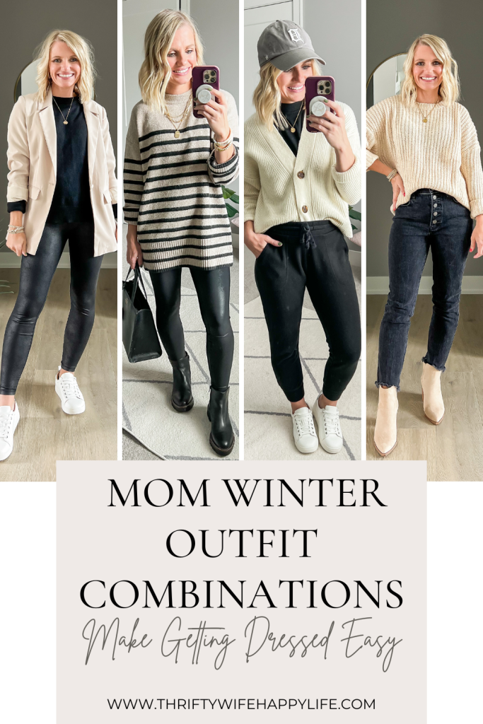 Mom winter outfit combinations