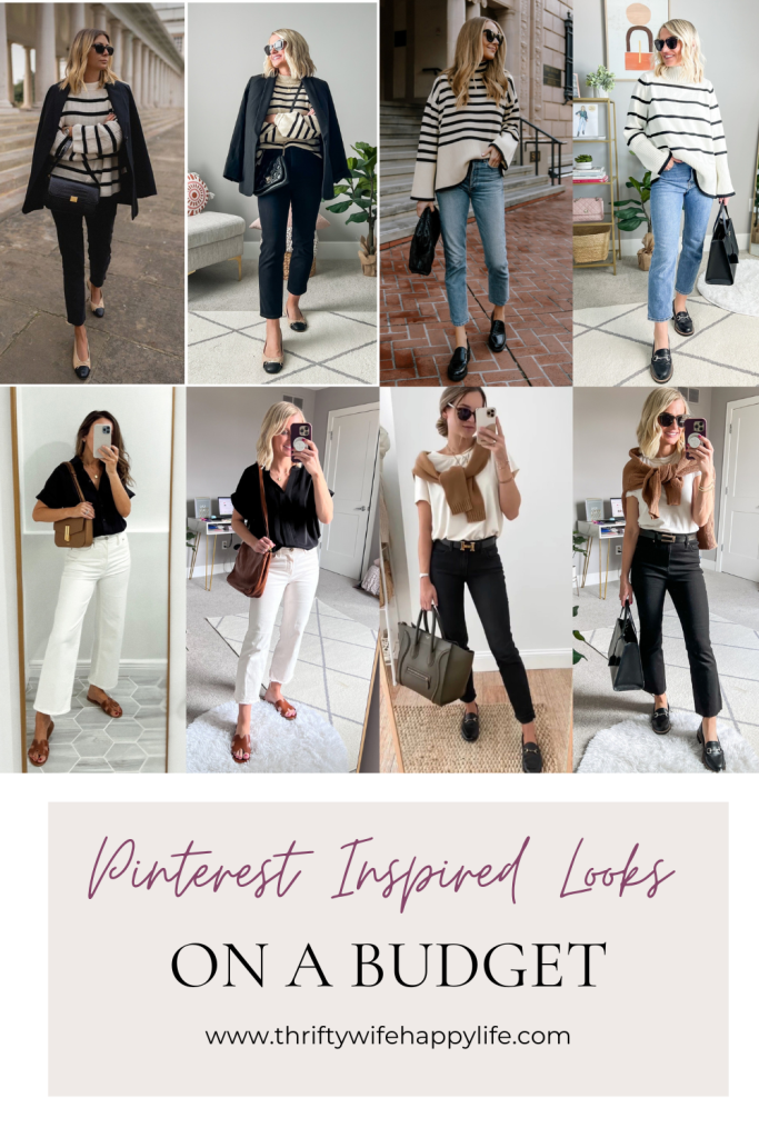 Recreating Pinterest inspired looks on a budget.