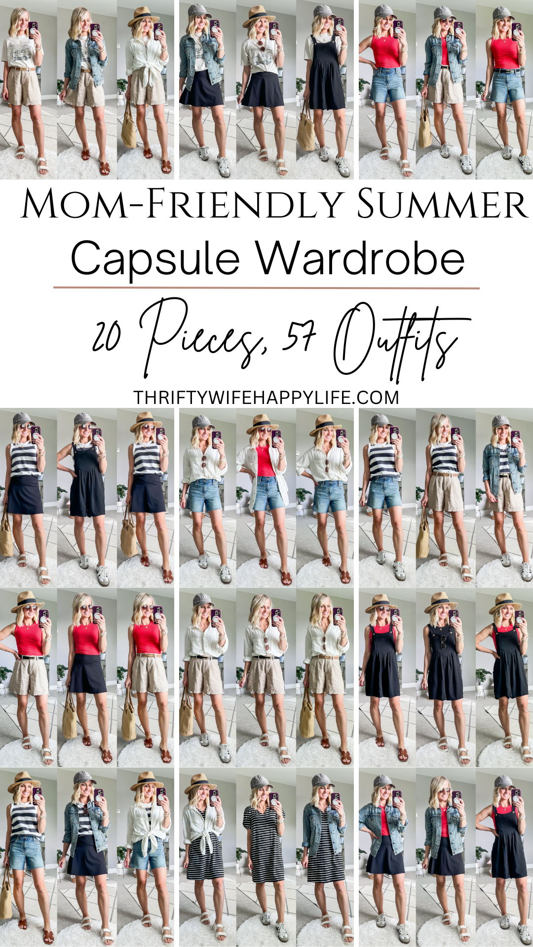 Summer Mom Capsule Wardrobe