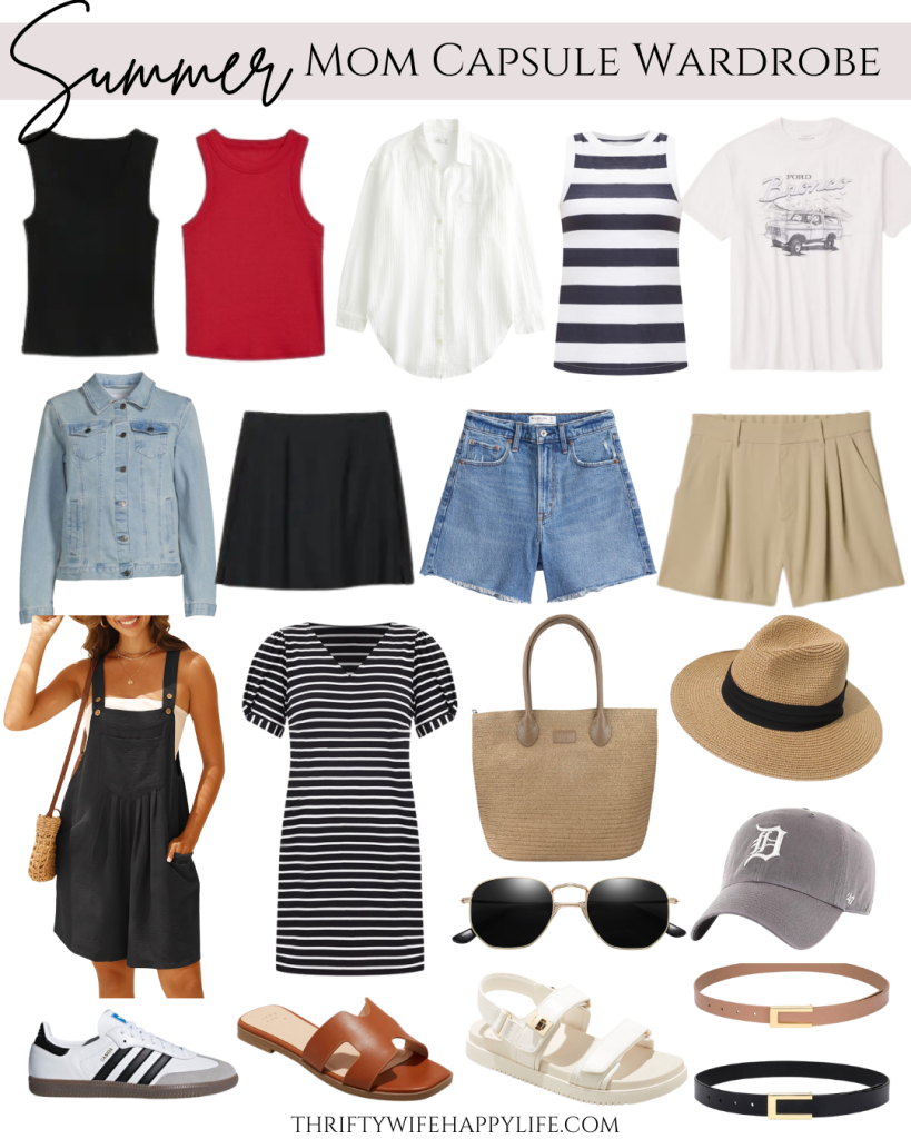 Summer Mom Capsule Wardrobe