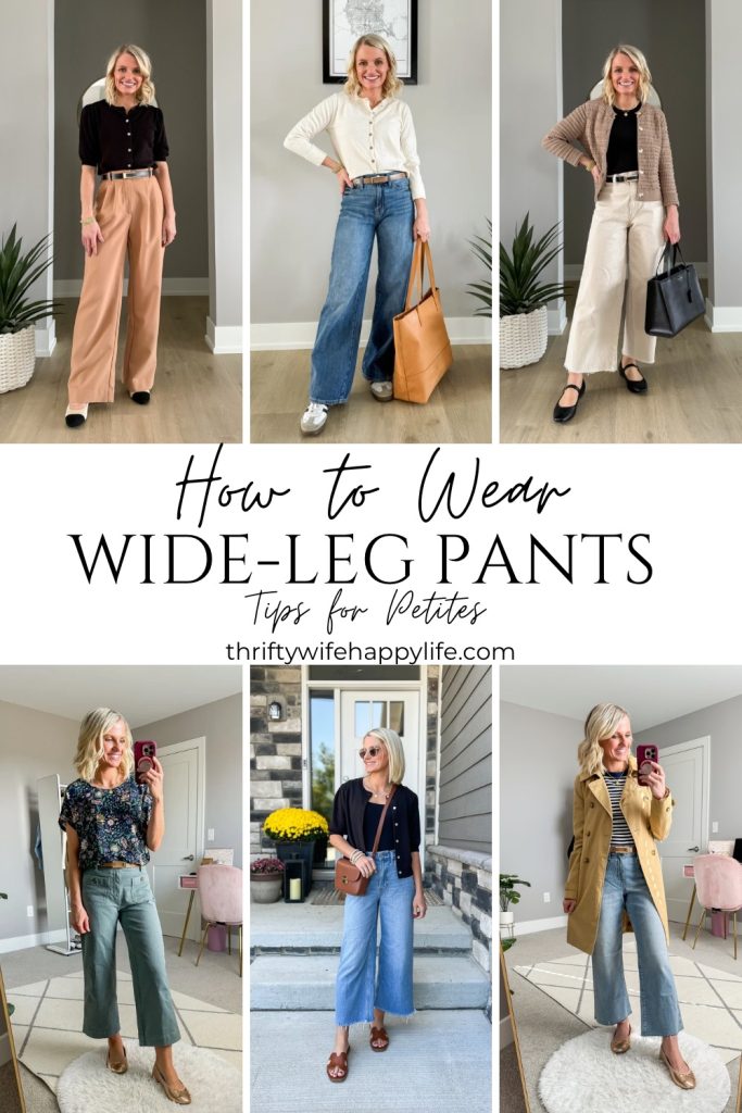 how to wear wide-leg pants for petites