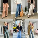wide-leg pants outfit ideas for petite women