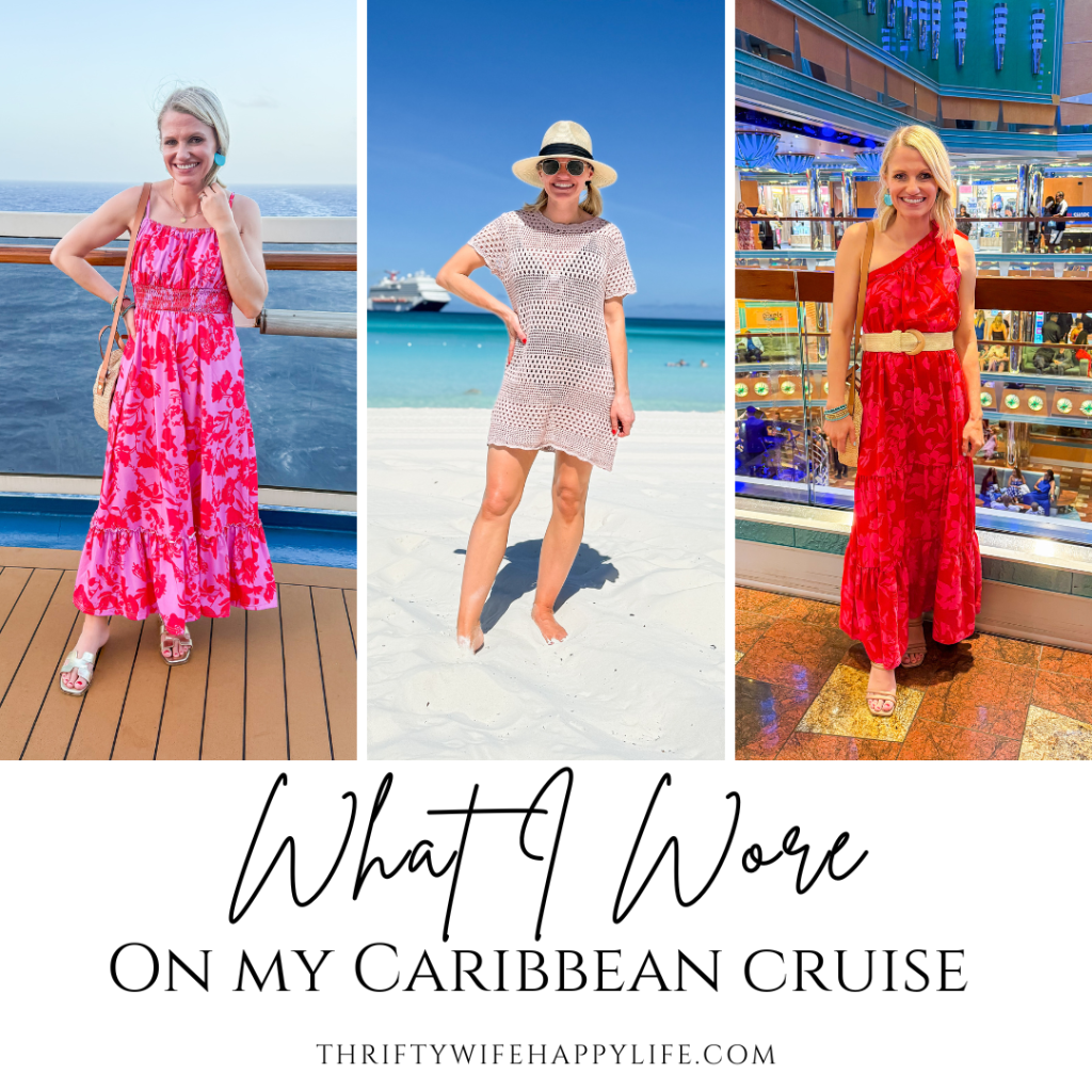 What I Wore on my Caribbean Cruise pinterest pin