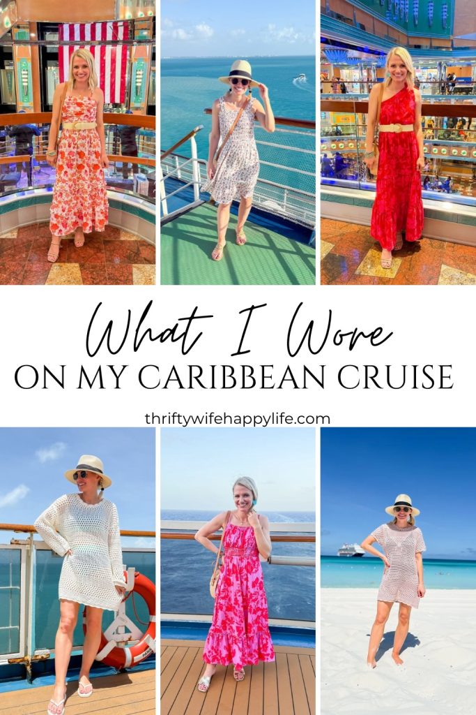 What I Wore on my Caribbean Cruise pinterest pin