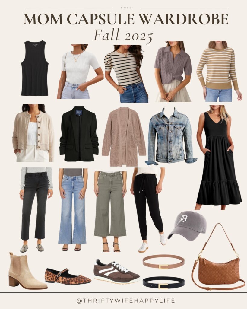 mom fall capsule wardrobe 2025
