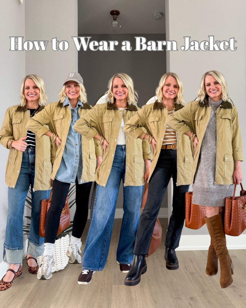 How to wear a barn jacket for Fall outfit ideas