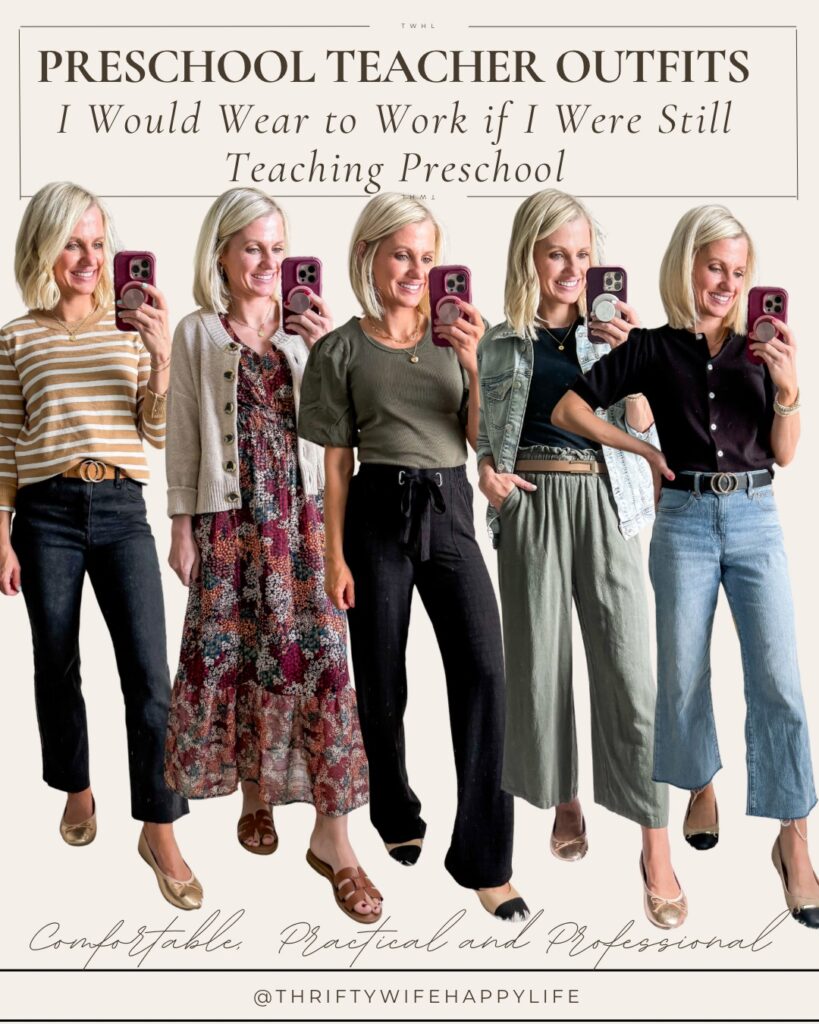 5 Preschool teacher outfit ideas