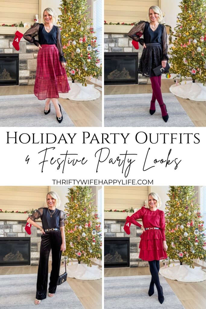 holiday party outfit ideas collage