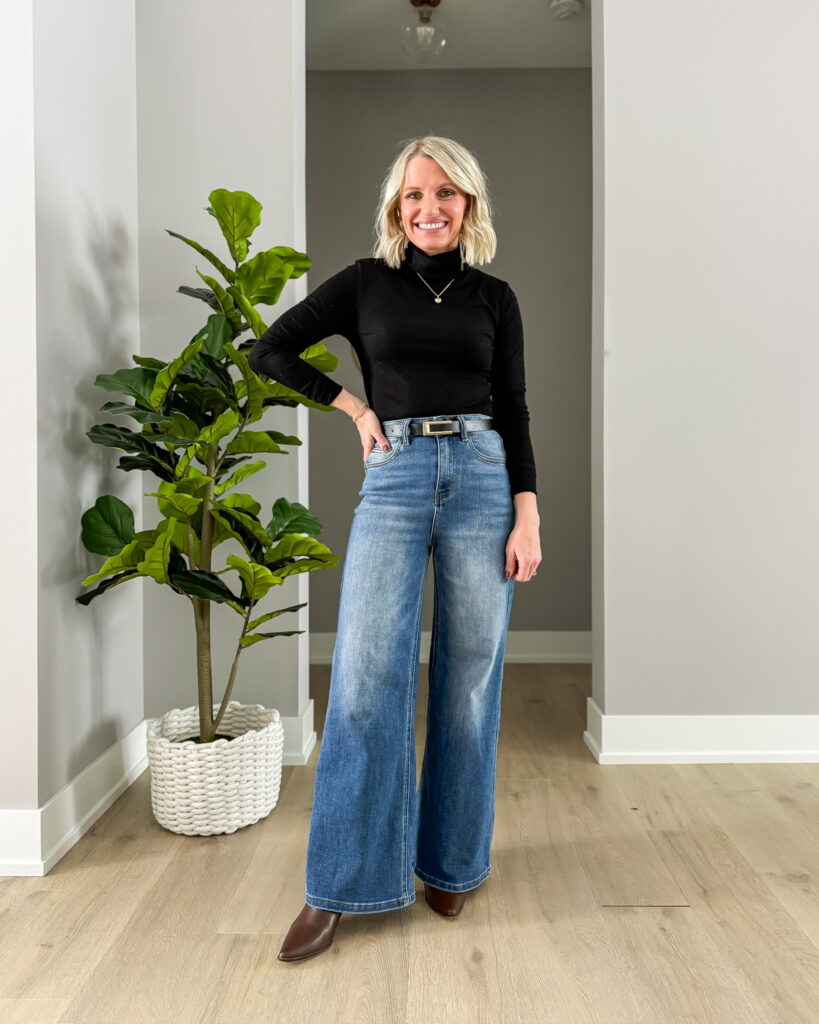 How to style sweatpant jeans with boots